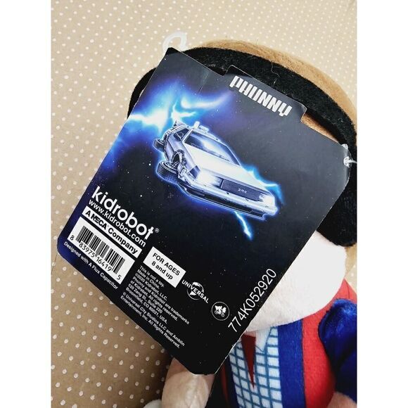 Marty McFly Kidrobot Phunny Plush Doll Toy Back To The Future Michael J Fox Gift - Picture 4 of 9